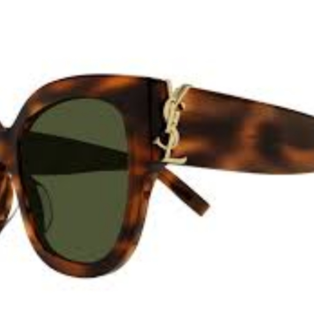 YSL Saint Laurent Havana Sunglasses Tortoise Shell SLM95